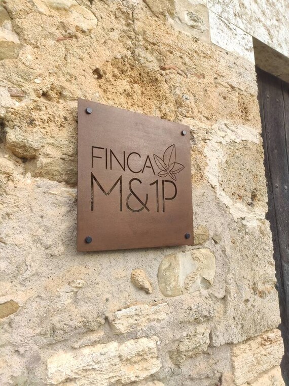 Insegna Da Giardino Personalizzata In Metallo 'Pardon The Weeds' – Targa Da Parete Vintage Con Nome