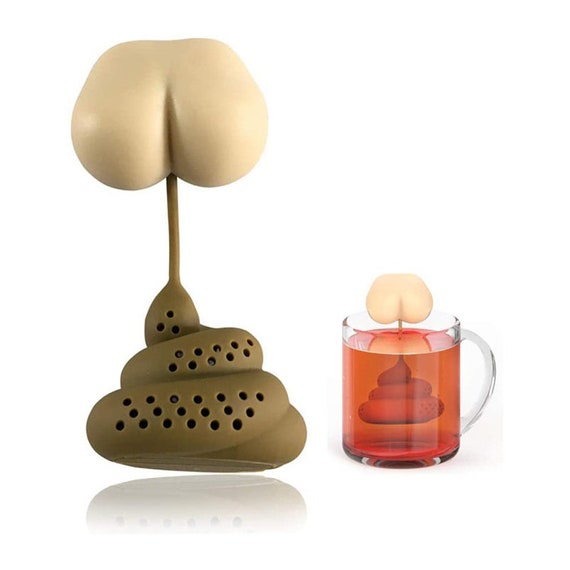Reusable Silicone Tea Infuser Creative Poop Shaped Funny - Etsy Reusable Silicone Tea Infuser Creative Poop Shaped Funny - Etsy