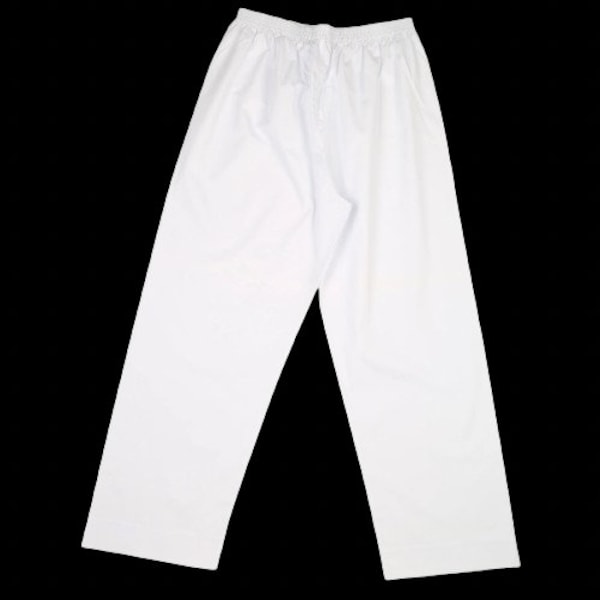 Al-Aseel White Pants سروال الأصيل السعودي | Thobe Jubba Underwear - Elastic Waist | Without Pockets | The Finest Quality