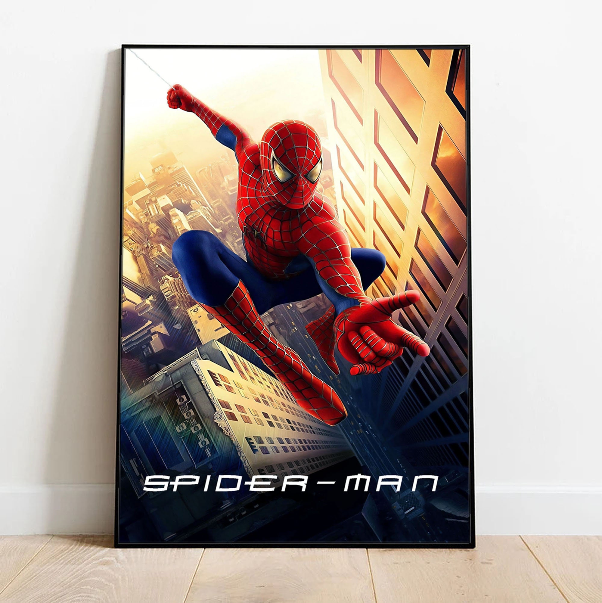 Spider-Man avec Tobey Maguire - Poster Décoration Mural d'intérieur Cadeaux ...