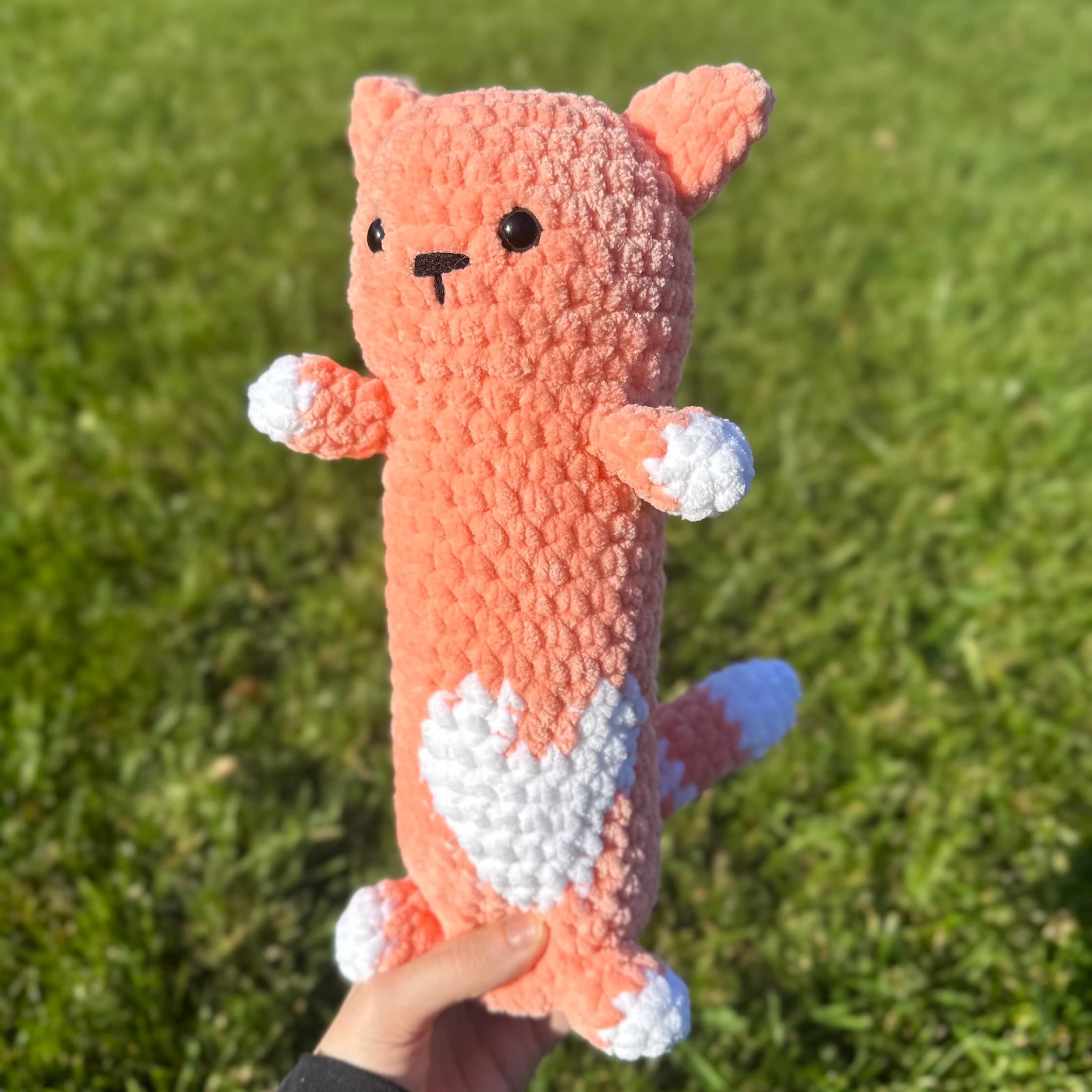 Long Cat Crochet Pattern (2 in 1 Long Kitty Crochet Pattern, Long Kitty ...
