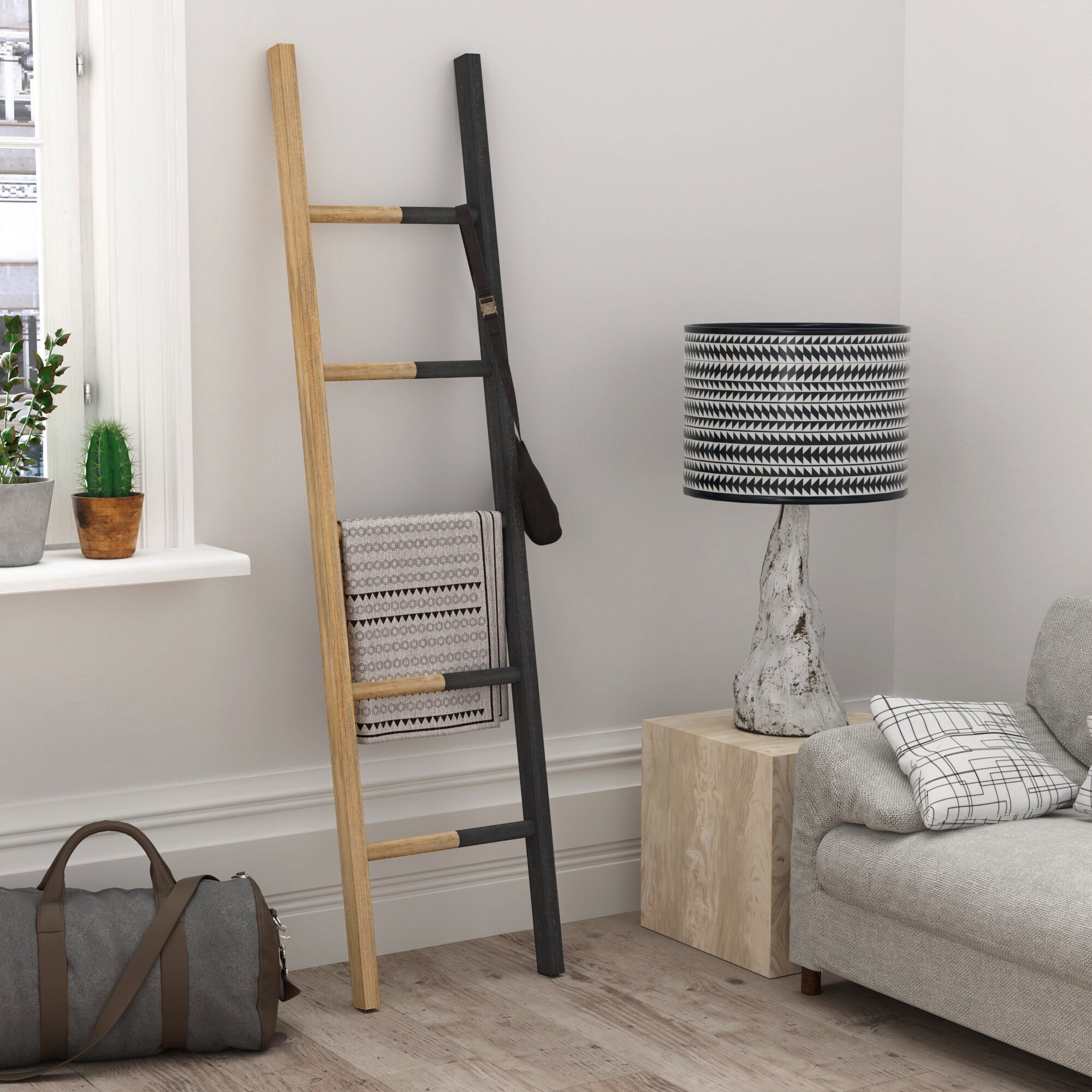 65 Rustic Decorative Wood Ladder - Etsy