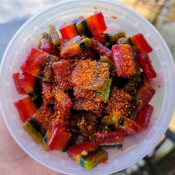 xtreme bites | Dulces Enchilados | Chamoy Candy | Party | Flamin Hot Tropics | Exotic Candy | Mothers Day | CHAMOY CANDY