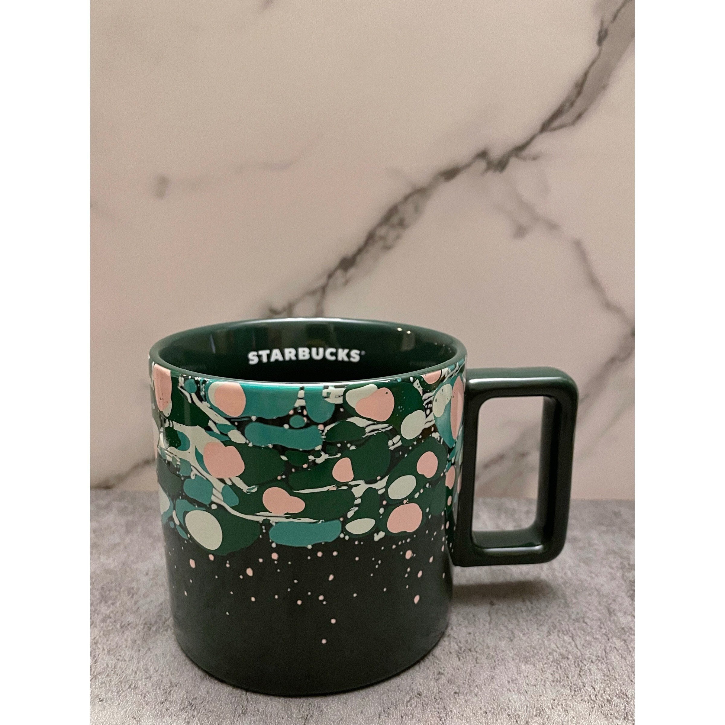 NWT Starbucks 2023 Clear Iridescent Glass Mug Cup SKU 011147087