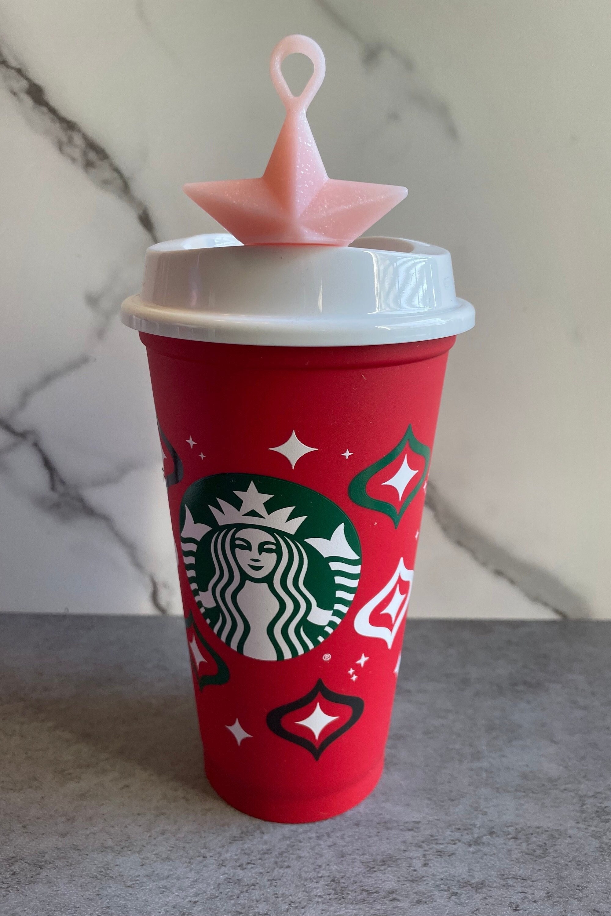 Starbucks Reusable Hot Cup Coffee STOPPER - Seals into cup lid - Avoid  spills