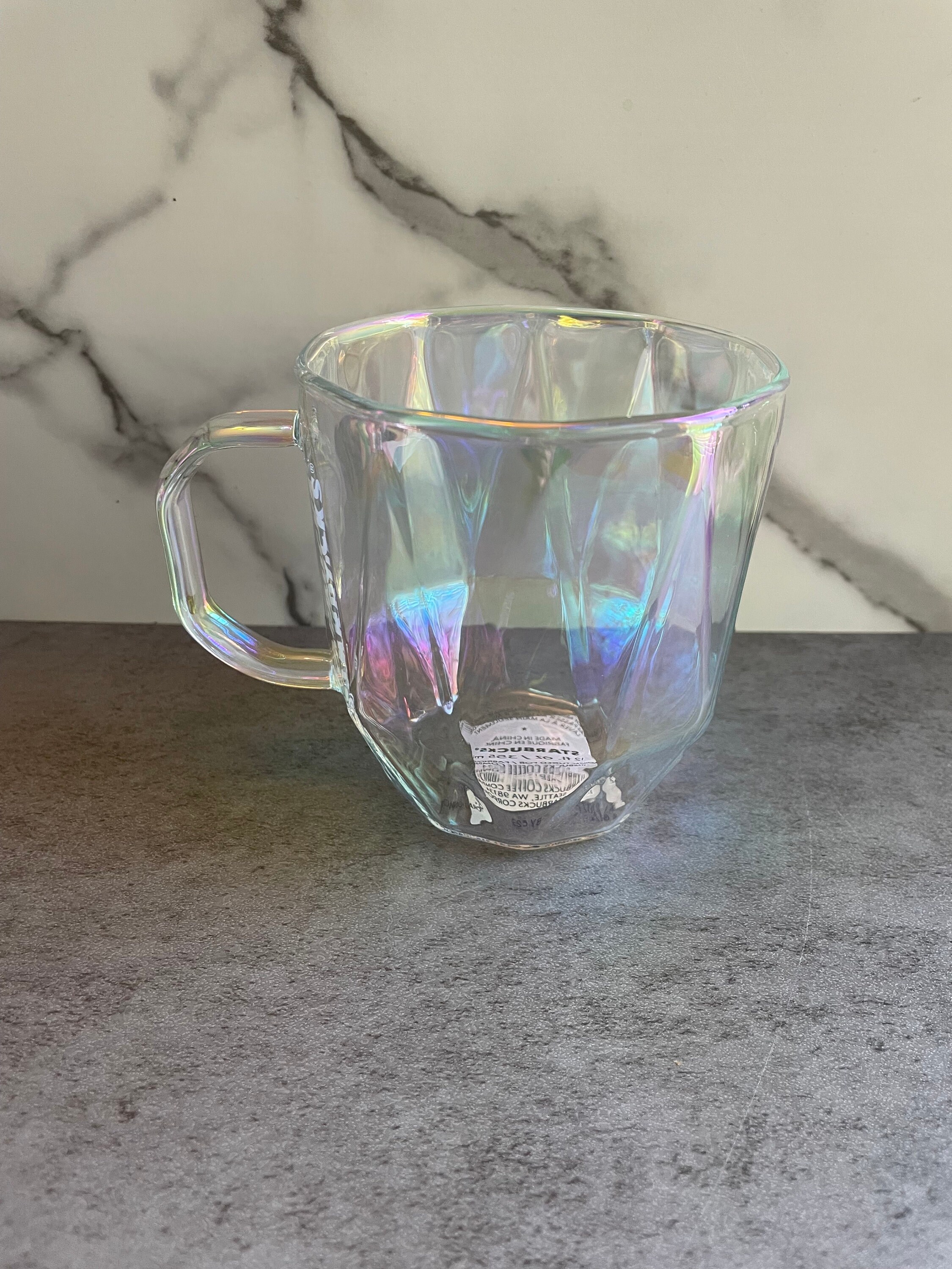 Starbucks Rainbows Glass Cup