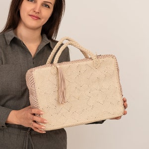Macrame laptop bag 2025