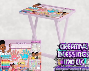 TV Tray Design / Learning Table Design / Digital Download / Pre K