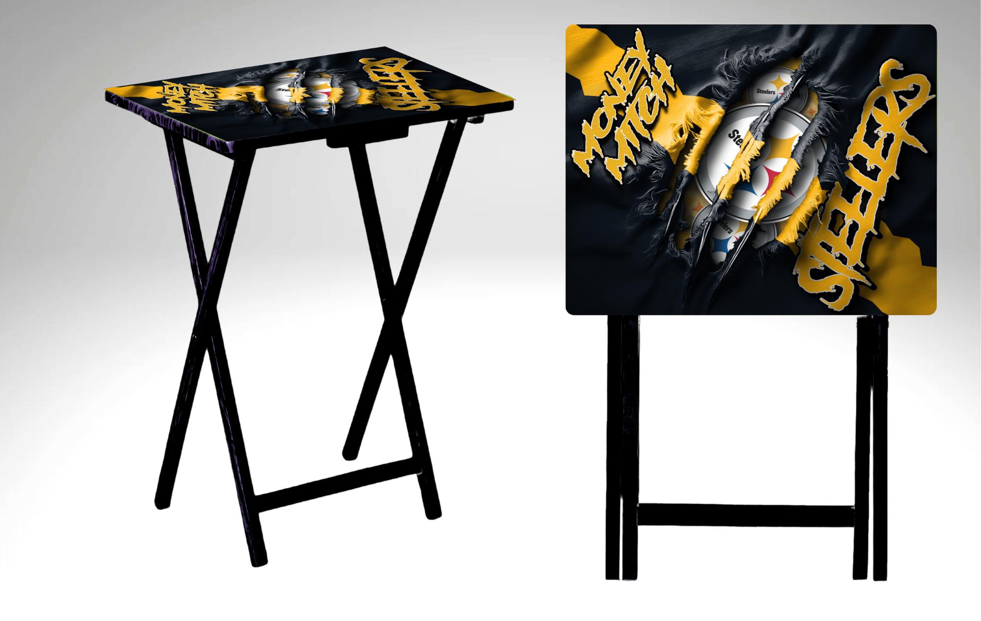 Custom TV Tray/personalized Folding Snack Table / Sports/ Night