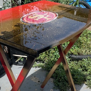 TV tray custom/TV Table Custom/ TV Table/ tv Tray/ Custom tv Table/ Sports Table/ End Table/ Night Stand/ Sports tv table