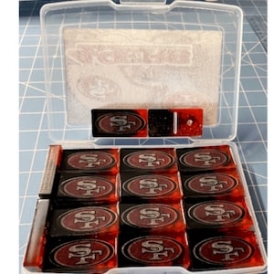 Custom Dominoes /Custom NY Yankee Dominoes/ Professional Sized Dominoes  / Epoxy Dominoes / Free Shipping / House Warming/ Custom Gift