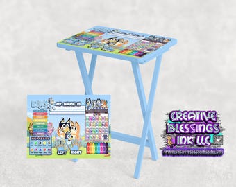 TV Tray Design / Learning Table Design / Digital Download / Pre K