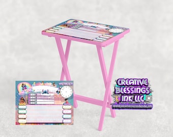 TV Tray Design / Learning Table Design / Digital Download / Big Kid