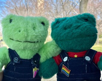 MINI Froggy Denim Overalls Mini Frog 