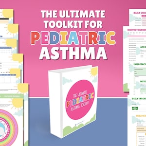 Astma-toolkit voor kinderen / Planner en organisator voor ouders van kinderen met astma / Astmalogboek bij kinderen / Astmasymptoomdagboek voor ouders
