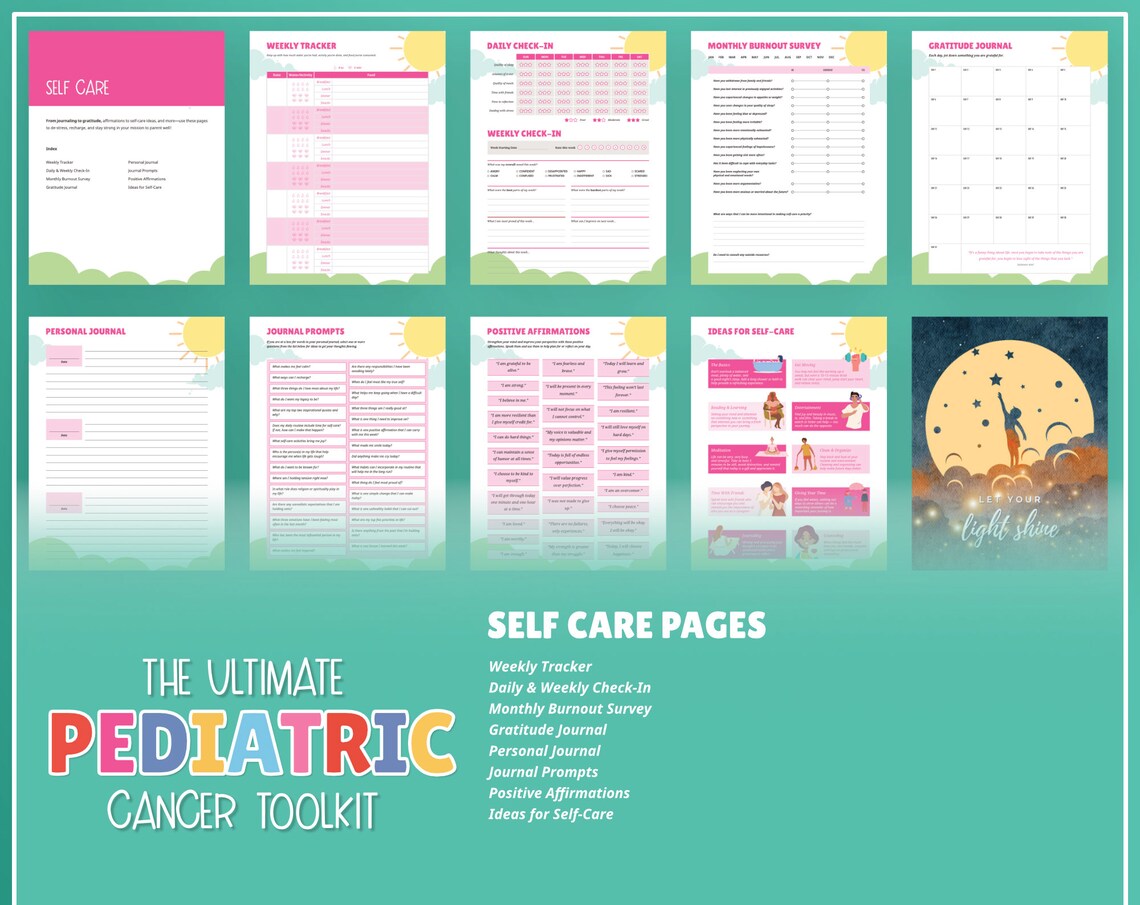 Ultimate Pediatric Cancer Toolkit / Planner and Organizer for Etsy