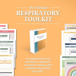 COPD Treatment Organizer / Asthma Tracker / Medical Binder and Log for Respiratory Illnesses / Medical Log / Caregiver Planner / Asthma Log