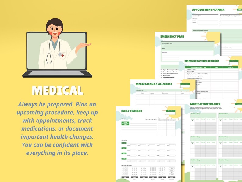 Pediatric Special Needs Toolkit / Planner and Organizer for Etsy