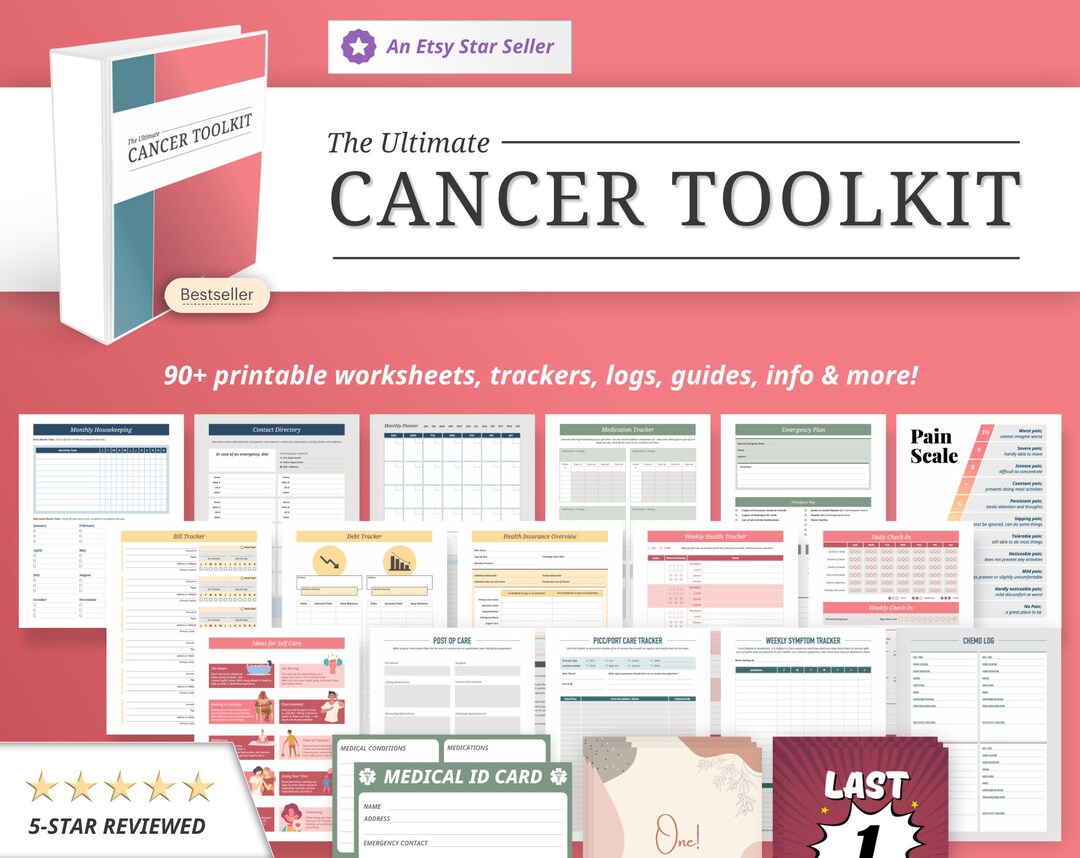 Cancer Planner / Cancer Care Journal / Cancer Diagnosis Health Tracker / Chemo & Radiation Medical Log / Cancer Treatment Organizer