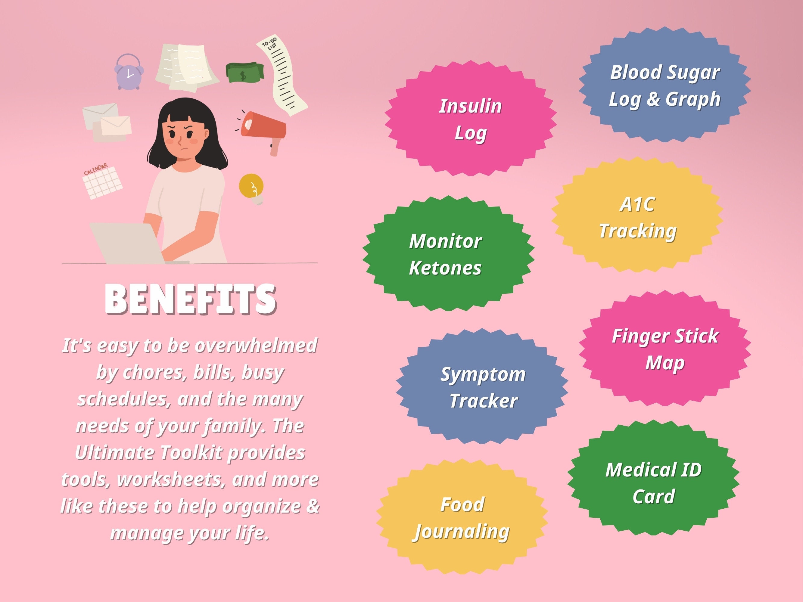 Ultimate Pediatric Diabetes Toolkit / Planner and Organizer for Parents