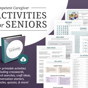 Seniorenaktivitäten / Seniorenspiele / Seniorenpflegeaktivitäten / Seniorenhandwerk, Spiele, Puzzles und mehr