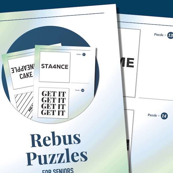 Rubus Puzzles for Senior Adults / Senior Citizen Activities / Games for the Elderly / Brain Stimulating Games for Senior Adults