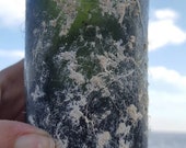Half Black Glass 1600 1800 Bottles. Pirate. Beach Finds in Key West. Original Vase Containers or nice Display