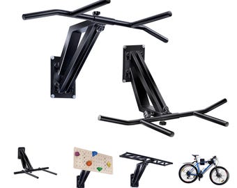 Kraxlboard Snake Barre De Traction Murale En Bois - Forme Anatomique 115 Cm Jusqu'à 100 Kg