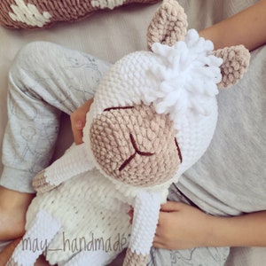 Llama Alpaca Snuggler Lovey: Plush Baby Lovey - Pregnancy Baptism Gift, Security Blanket