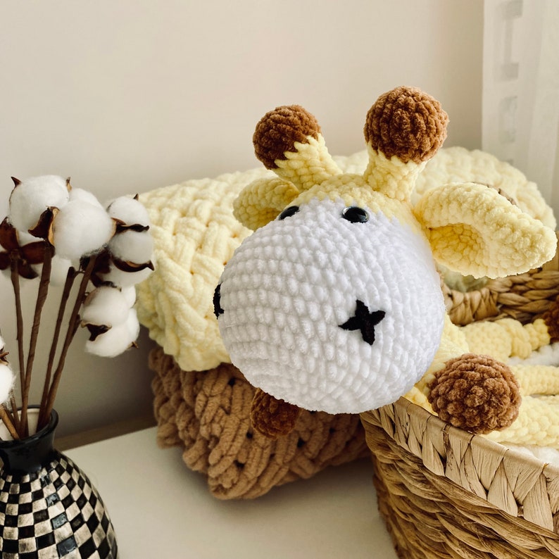 Giraffe Snuggler Lovey Safari Nursery Decor Stuffed Animal Etsy