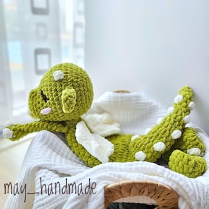 Dragon Snuggler, Dragon Plush Lovey Blanket, Nursery Decor, Baby Shower Gift, Dragon Stuffed Toy, Baby security blanket, Pregnancy Gift