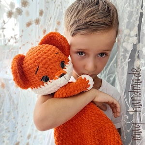 Lovey Fox, Fox Snuggler, decor bos kinderkamer, nieuw babycadeau, babyveiligheidsdeken, cadeau peuter meisje, cadeau babyjongen