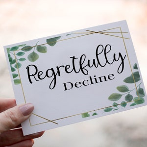 Hochzeitskarte, personalisierte Karte, Karte für Hochzeit, Hochzeit, Einladungen, Karte, Karte, bedauerlich, ich kann nicht an der Karte teilnehmen