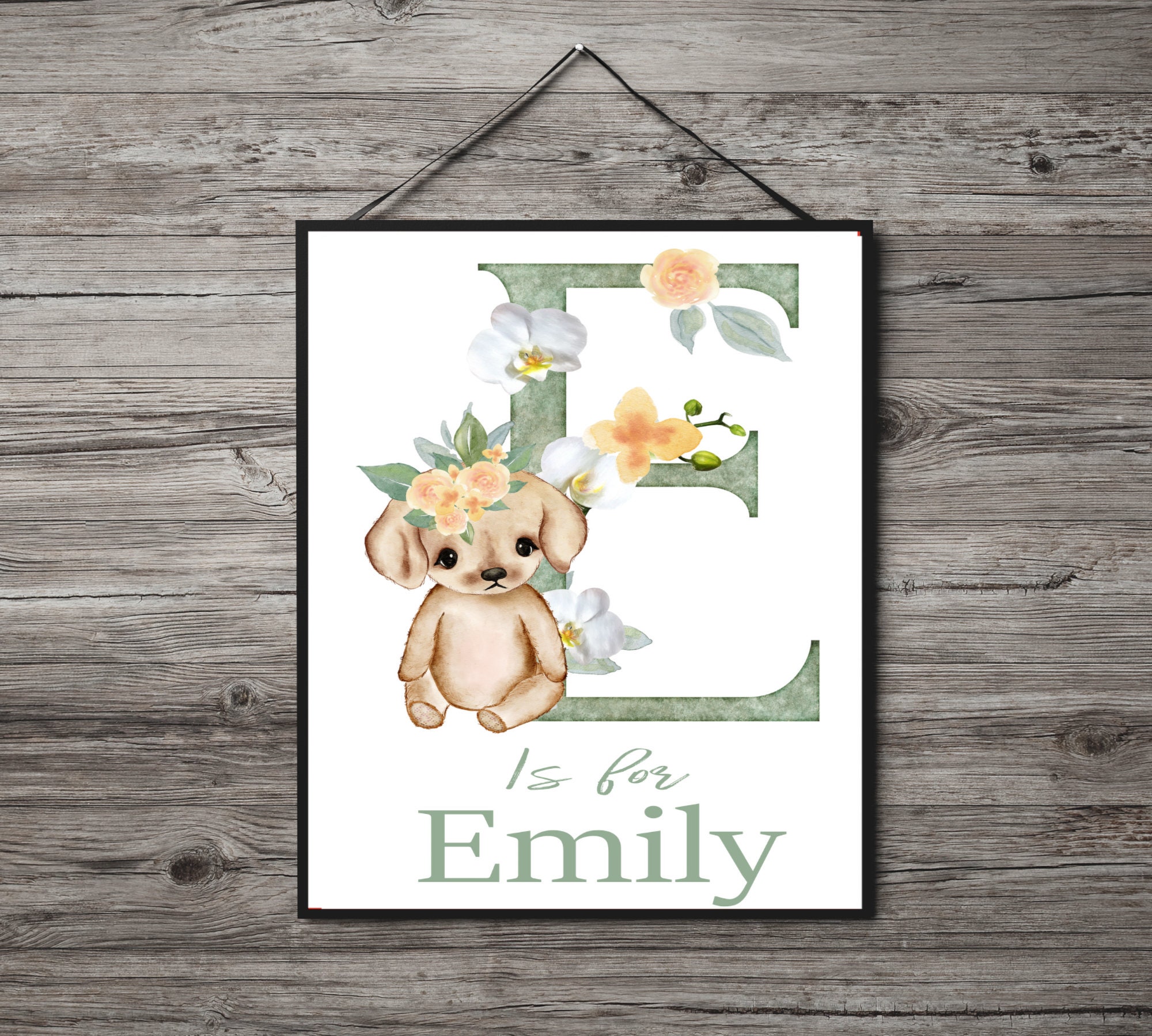 Animal Initial Name Print Letter E Custom Print Letter E - Etsy Animal Initial Name Print Letter E Custom Print Letter E - Etsy