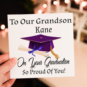 Gefeliciteerd kleinzoon afstudeerkaart, jouw afstudeerkaart, gepersonaliseerde kaart voor afstuderen, gefeliciteerd kaart, afstudeerkaart