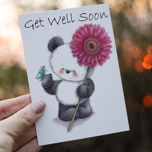 Cartão de melhoras do urso, cartão de melhoras, cartão personalizado, cartão de melhoras personalizado, cartão de melhoras para se sentir mal, melhoras, panda