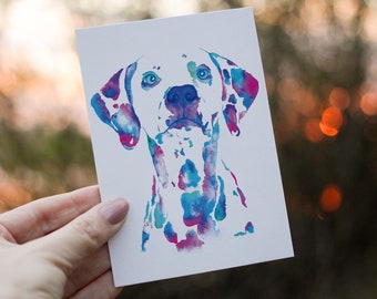 Compra Tarjeta Del Feliz Cumpleaños | Tarjeta Perro Dálmata A6 O