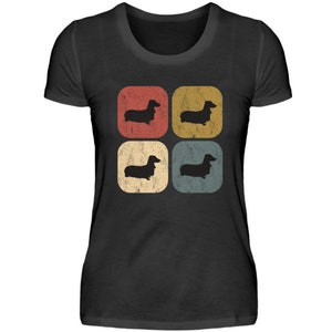 Dachshund retro - women&#39;s shirt