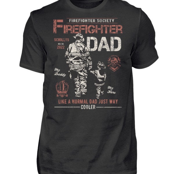Feuerwehr Papa  - Herren Shirt