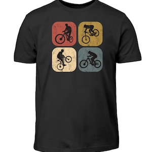 Mountainbiker retro - kinder t-shirt