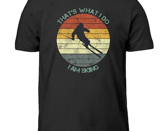 Ich fahre Ski  - Kinder T-Shirt