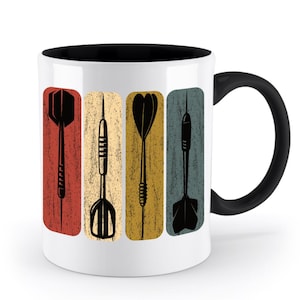 Darts Tasse - Retro Dartpfeile | Schollys