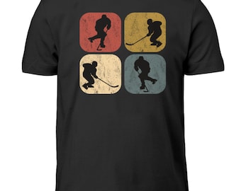 Eishockey Hockey Retro  - Kinder T-Shirt