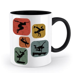 Parkour Mug - Retro Style | Schollys - Gift idea for parkour runners, gift for freerunners