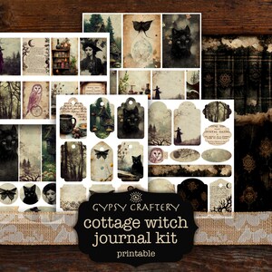 Cottage Witch Junk Journal Kit, Digital Download, Printable Pages ...