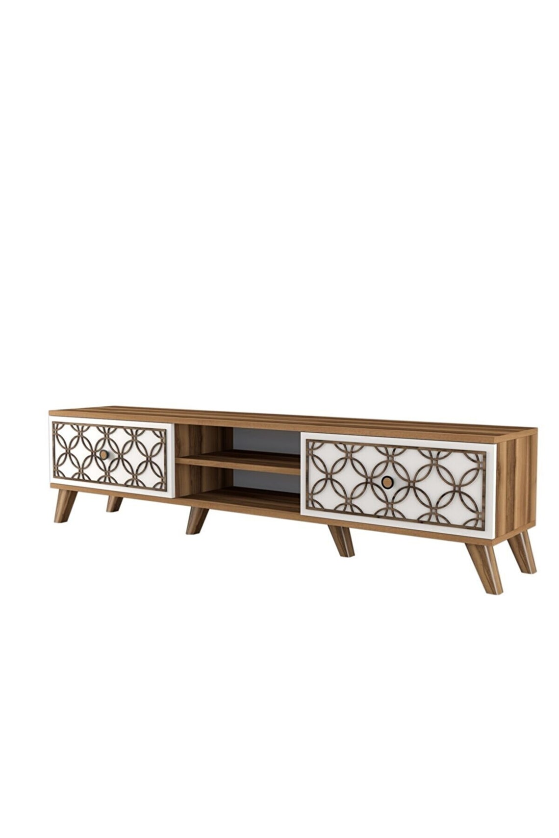 Living Room Tv Stand Wooden Tv Standwood Metal Tv Unit Etsy