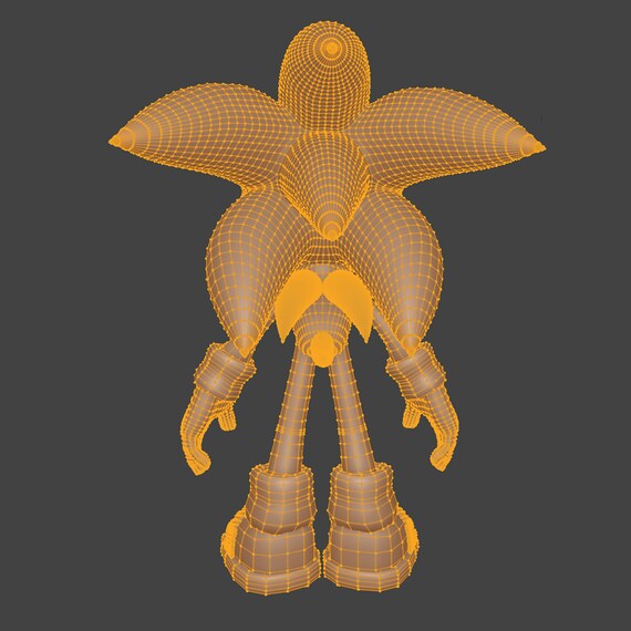 Free STL file Mecha Sonic 2 🎨・3D print model to download・Cults