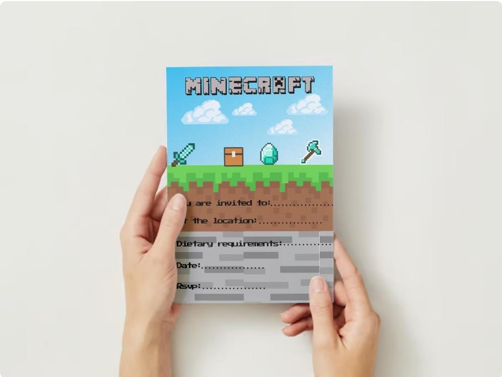 Custom Minecraft Invite - Just Message!