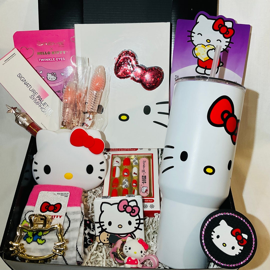 Hello Kitty Gift Box Self Love Gift Relaxation Gift Etsy Hello Kitty Gift Box Self Love Gift Relaxation Gift Etsy