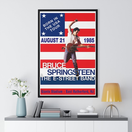 Bruce Springsteen - Born in the USA Tour - Concert Poster